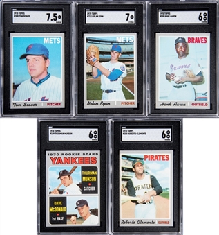 1970 Topps Baseball Complete Set (720) – Including Thurman Munson Rookie Card!